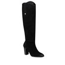 Incaltaminte Femei GUESS Honon Suede Boots black suede