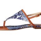 Incaltaminte Femei Diane Von Furstenberg Myrna Brandy VacchettaBlue Multi Python Print Fabric
