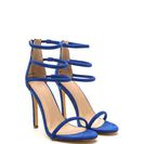 Incaltaminte Femei CheapChic Total Triple Threat Strappy Heels Blue