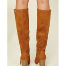 Incaltaminte Femei Forever21 Faux Suede Knee-High Boots Tan