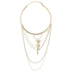 Bijuterii Femei GUESS Gold-Tone Layered Collar Necklace gold