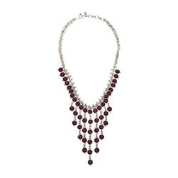 Bijuterii Femei Lucky Brand Ruby Bib Necklace Silver