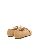 Incaltaminte Femei CheapChic Top Exposure Faux Leather Flats Nude