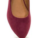 Incaltaminte Femei CheapChic Full Gleam Ahead Pointy Faux Suede Flats Wine