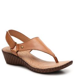 Incaltaminte Femei Born Ardith Wedge Sandal Tan