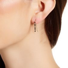 Free Press Bar & Star Threader Mismatched Earrings CLEAR-GOLD