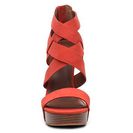 Incaltaminte Femei Matiko Stacey Wedge Sandal Coral