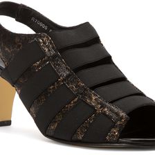 Walking Cradles Charli Black/Bronze Lizard Print