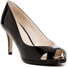 Cole Haan Lena Open Toe Pump II BLACK PATE