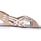 Incaltaminte Femei Calvin Klein Mariana Soft WhiteSandstorm Metallic BoxLeather