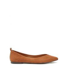 Incaltaminte Femei Forever21 Pointed Faux Suede Flats Camel
