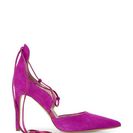 Incaltaminte Femei Sam Edelman Pop Fuchsia Dayna Pointed Toe High Heel Lace Up Pumps Pop Fuchsia