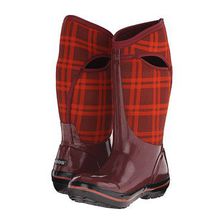 Incaltaminte Femei Bogs Plimsoll Plaid Tall Ox Blood