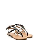 Incaltaminte Femei CheapChic Punch-drunk Love Faux Patent Sandals Black