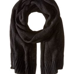 Michael Kors Seed Stitch Scarf Black