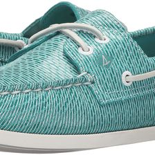 Sperry Top-Sider A/O 2 Eye Stripe Snake Light Teal