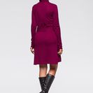 Rochie tricotată cu curea 