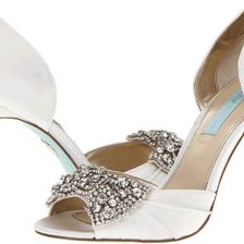 Blue by Betsey Johnson Gown Ivory Satin