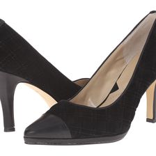 Adrienne Vittadini Jantine Black Kidsuede/Patent