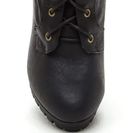 Incaltaminte Femei CheapChic Way Way Way Up Lace-up Lug Boots Black