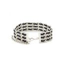 Bijuterii Femei Forever21 Faux Leather Chain Choker Silverblack