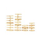Bijuterii Femei Forever21 Cutout Midi Ring Set Gold