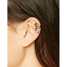 Bijuterii Femei Forever21 House of Harlow Geo Ear Cuff Gold