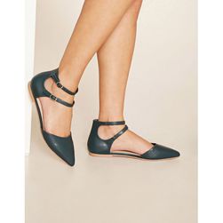 Incaltaminte Femei Forever21 Ankle Strap Flats Green