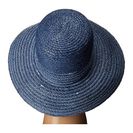 Accesorii Femei LAUREN Ralph Lauren Braided Top Stitched Raffia Sun Hat IndigoNavy