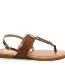 Incaltaminte Femei G by GUESS Lilo Flat Sandal Cognac