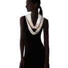 Accesorii Femei Calvin Klein Plaited Stripe Infinity Scarf Heathered Almond
