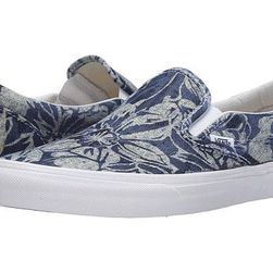 Incaltaminte Femei Vans Classic Slip-Ontrade (Indigo Tropical) BlueTrue White