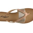 Incaltaminte Femei Lucky Brand Baxx Metallic Flat Sandal TanGold