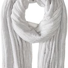 Betsey Johnson Delicate Shimmer Day Wrap Silver