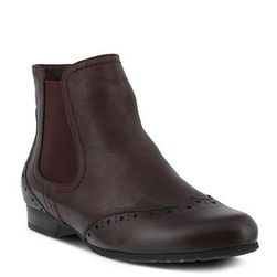 Incaltaminte Femei Spring Step Karaoke Chelsea Boot Burgundy