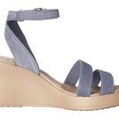 Incaltaminte Femei Crocs Leigh Wedge StormMushroom