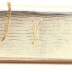 Saint Laurent Monogram Minibag PLATINO/NERO