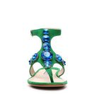 Incaltaminte Femei Prada Suede Jeweled Gladiator Sandal GreenBlue