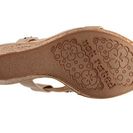 Incaltaminte Femei Not Rated Kate Wedge Sandal Nude