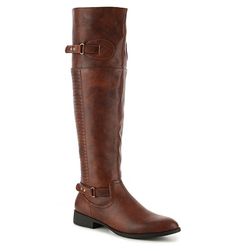 Incaltaminte Femei GC Shoes Freedom Over The Knee Boot Cognac