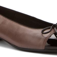 ara Bel Alpaca Leather/Black Patent Toe