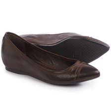 Incaltaminte Femei Frye Alicia Ballet Flats - Leather Hidden Wedge Heel DARK BROWN (03)