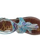 Incaltaminte Femei Sam Edelman Giblin TurquoiseNatural Tie-Dye Leather