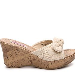 Incaltaminte Femei DOLCE by Mojo Moxy Piper Wedge Sandal Ivory