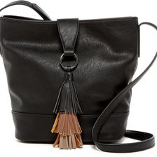 Madden Girl Buckie Bucket Bag BLACK