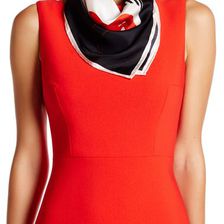 Accesorii Femei Kate Spade New York Yes Please Silk Neckerchief BLACK