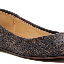 Bed Stu Watusi Perforated Flat BLACK LUX