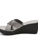 Incaltaminte Femei Athena Alexander Carra Wedge Sandal Pewter Metallic