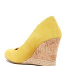Incaltaminte Femei Franco Sarto Calix Suede Cork Wedge SAFFRON