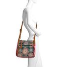 Accesorii Femei Fossil Fossil Keyper Crossbody Bag TurquoiseGreenPink Multi